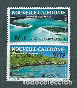Selos: Nueva Caledonia - Aereo Yvert 276/7 ** Mnh