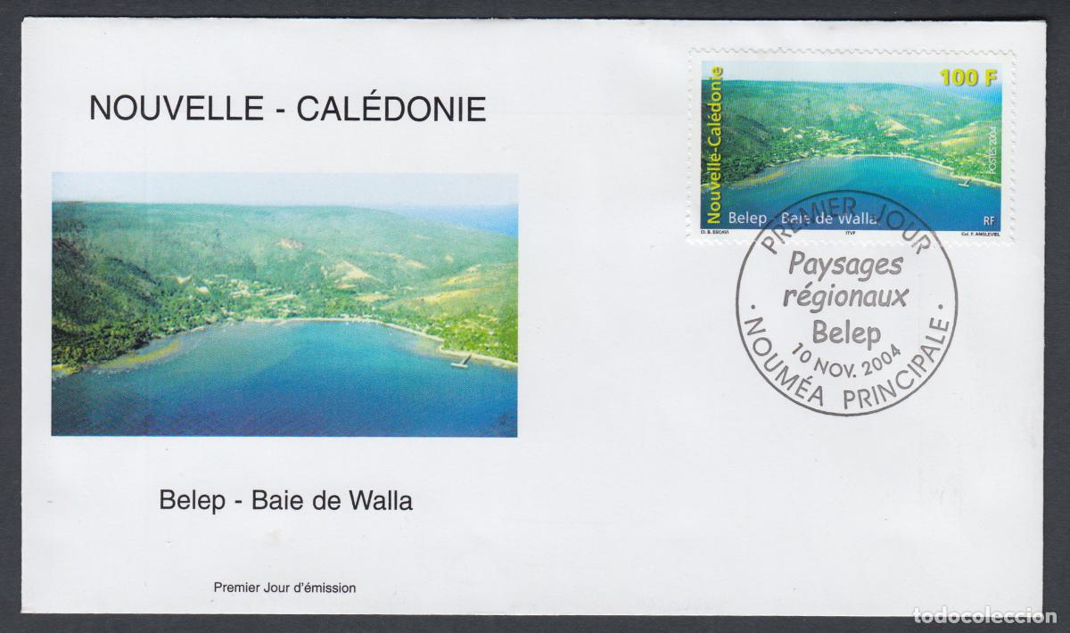 Sellos: Nueva Caledonia SPD FDC Yvert 934 - 2004 Matasello Paisajes