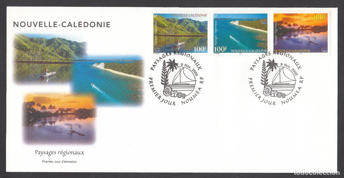 Timbres: Nueva Caledonia SPD FDC Yvert 827/829 - Paisajes
