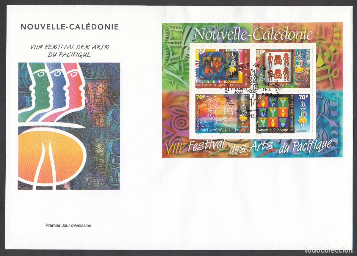 Briefmarken: Nueva Caledonia SPD FDC Yvert Hb 24 - Festival del pacifico 2000