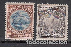 Briefmarken: Nueva Zelanda - Correo 1898 Yvert 71/2 * Mh