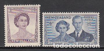 Briefmarken: Nueva Zelanda - Correo 1953 Yvert 325/6 ** Mnh