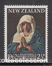 Selos: Nueva Zelanda - Correo 1962 Yvert 413 ** Mnh Navidad