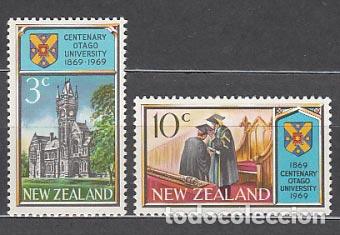 Selos: Nueva Zelanda - Correo 1969 Yvert 483/4 ** Mnh