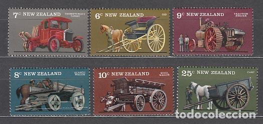 Selos: Nueva Zelanda - Correo 1976 Yvert 659/64 ** Mnh Tranporte Agricolas