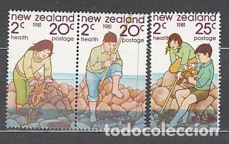 Selos: Nueva Zelanda - Correo 1981 Yvert 798/800 ** Mnh