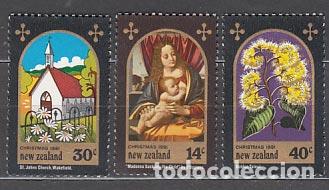 Selos: Nueva Zelanda - Correo 1981 Yvert 801/3 ** Mnh Navidad