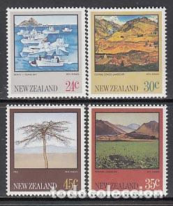 Selos: Nueva Zelanda Correo 1983 Yvert 840/3 ** Mnh Pinturas