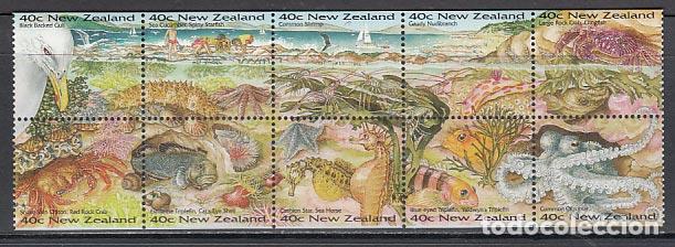 Stamps: Nueva Zelanda - Correo 1996 Yvert 1425/34 ** Mnh Fauna