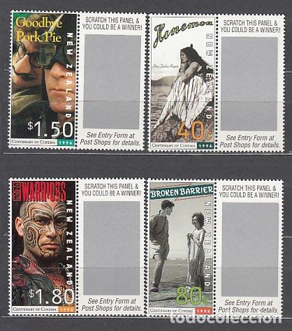 Stamps: Nueva Zelanda - Correo 1996 Yvert 1478/81 ** Mnh Cine