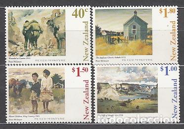 Stamps: Nueva Zelanda - Correo 1998 Yvert 1620/3 ** Mnh Pinturas
