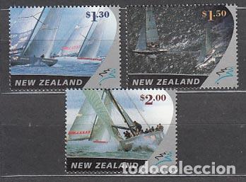 Stamps: Nueva Zelanda - Correo 2002 Yvert 1944/6 ** Mnh Deportes. Vela