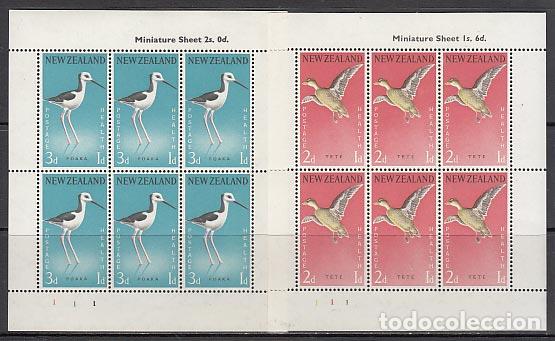 Stamps: Nueva Zelanda - Hojas Yvert 5/6 ** Mnh Fauna. Aves