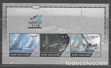 Francobolli: Nueva Zelanda - Hojas Yvert 162 ** Mnh Deportes. Vela