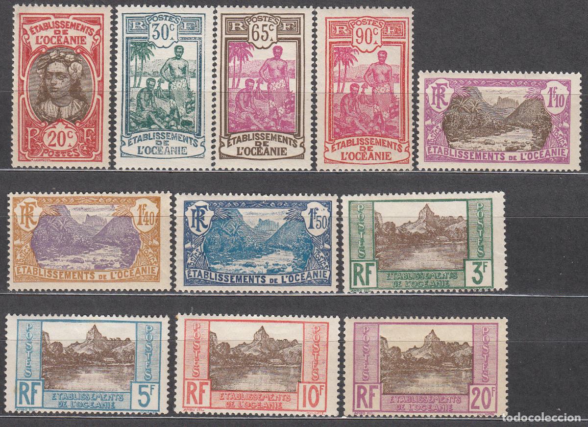 Francobolli: Oceania Correo Yvert 69/79 * Mh