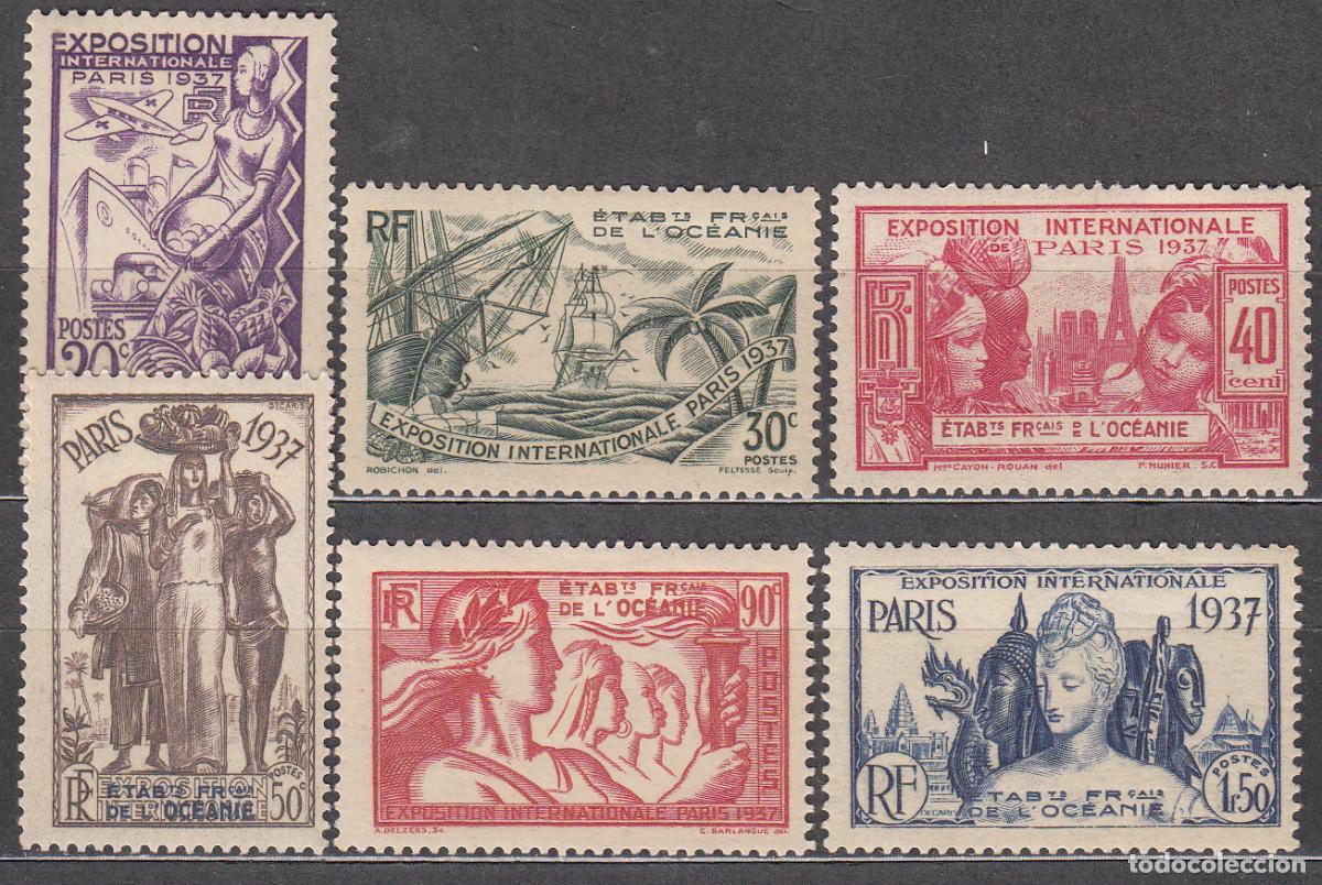Francobolli: Oceania Correo Yvert 121/26 * Mh