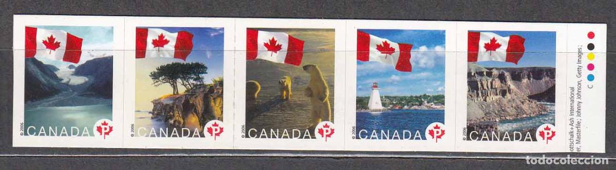 Sellos: Canada - Correo 2006 Yvert 2257 Carnet ** Mnh Banderas