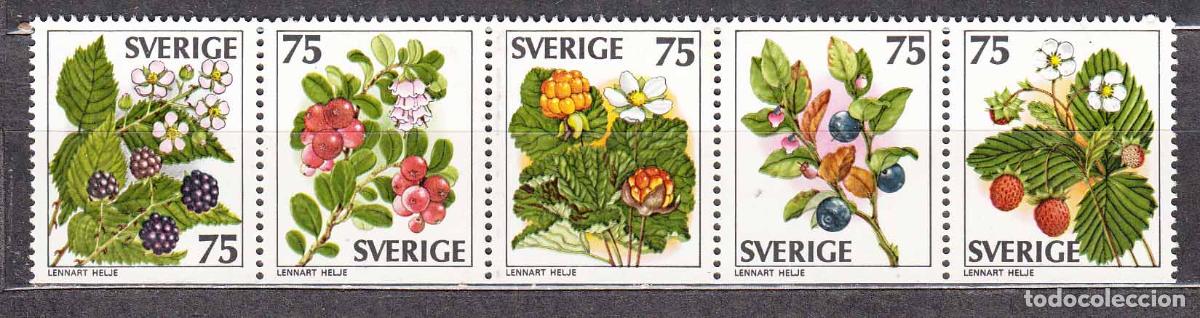 Sellos: Suecia - Correo 1977 Yvert 975/79 ** Mnh Flora