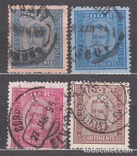Sellos: Portugal - Correo 1892-93 Yvert 74/7 usado