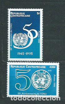 Sellos: Centroafrica - Correo Yvert 1044A/B ** Mnh ONU