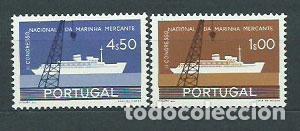 Selos: Portugal - Correo 1958 Yvert 851/2 * Mh Barcos