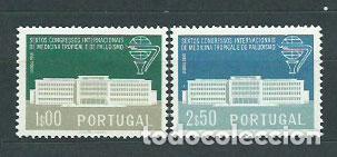 Selos: Portugal - Correo 1958 Yvert 849/50 * Mh Medicina