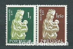 Selos: Portugal - Correo 1957 Yvert 835/6 * Mh Religi&oacute;n