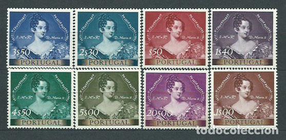 Selos: Portugal - Correo 1953 Yvert 797/804 (*) Mng Centenario del Sello