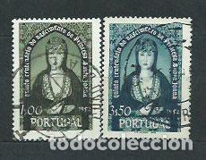 Selos: Portugal - Correo 1953 Yvert 795/6 usado Santa Joana