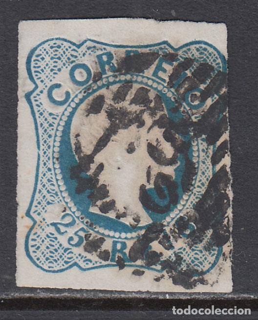 Selos: Portugal - Correo 1855-56 Yvert 6 usado Pedro V