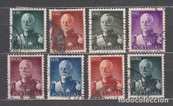 Selos: Portugal - Correo 1945 Yvert 663/70 usado Presidente Carmona