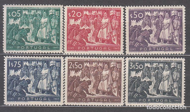 Francobolli: Portugal - Correo 1947 Yvert 696/701 * Mh