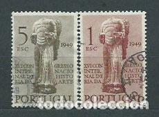Francobolli: Portugal - Correo 1949 Yvert 724/5 usado