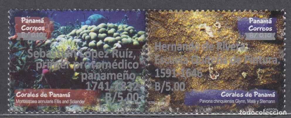 Briefmarken: Panama Correo 2015 Yvert 1212A/13A ** Mnh Fauna Marina - Corales