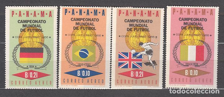 Briefmarken: Panama - Aereo Yvert 392/5 * Mnh Deportes, f&uacute;tbol, banderas
