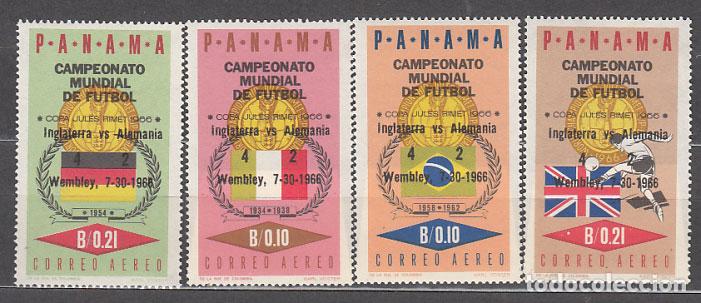 Briefmarken: Panama - Aereo Yvert 396/9 * Mh Deportes f&uacute;tbol