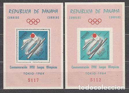 Briefmarken: Panama - Hojas Yvert Av.300/2 ** Mnh Deportes