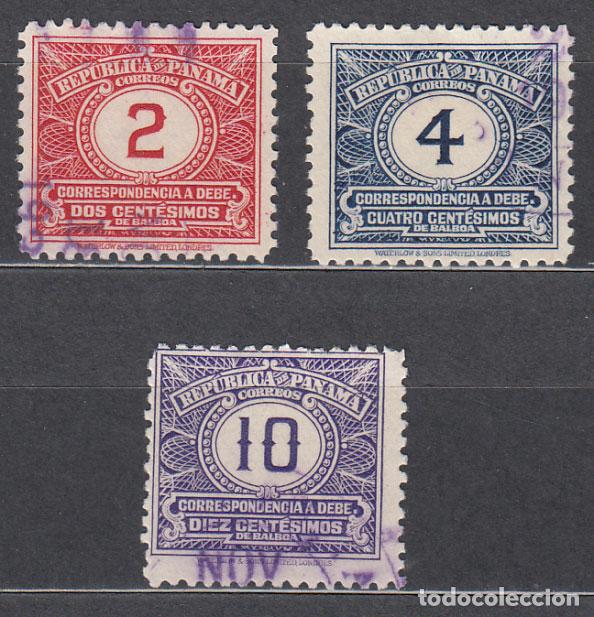 Stamps: Panama Tasa Yvert 6/8 usado