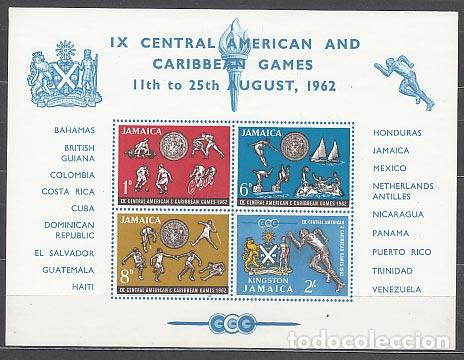 Stamps: Jamaica - Correo Yvert 204/7 Hojita ** Mnh Deportes
