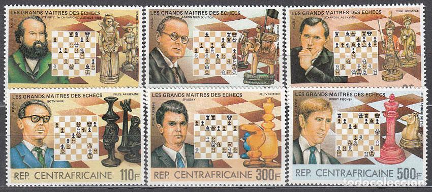 Stamps: Centroafrica - Correo Yvert 573/6+A.280/1 * Mh Ajedrez