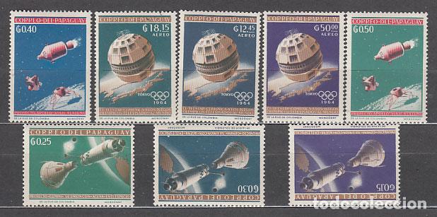 Stamps: Paraguay - Correo 1964 Yvert 747/51+A.376/8 ** Mnh Astro