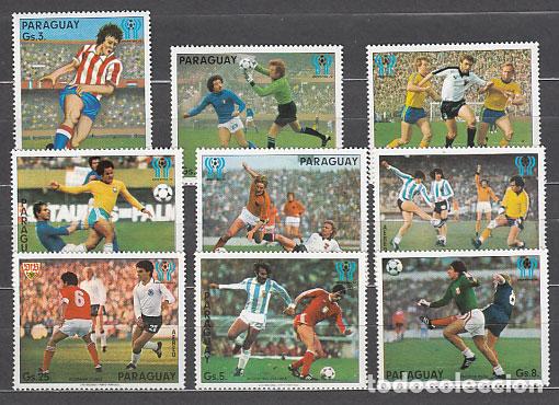 Stamps: Paraguay - Correo 1979 Yvert 1682/8+A.873/4 ** Mnh Deportes. F&uacute;tbol