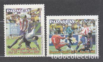 Stamps: Paraguay - Correo 2001 Yvert 2827/8 ** Mnh Deportes. F&uacute;tbol
