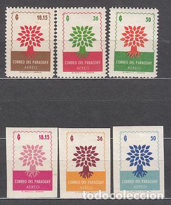 Stamps: Paraguay - Aereo Yvert 299/304 * Mh