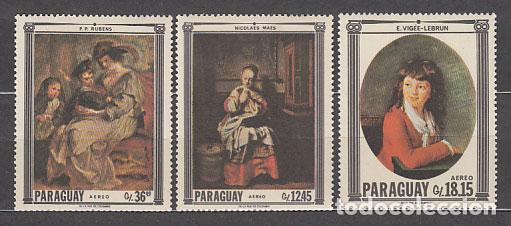 Stamps: Paraguay - Aereo Yvert 473/5 ** Mnh Pinturas