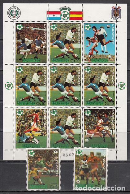 Stamps: Paraguay - Aereo Yvert 882/4 ** Mnh Deportes. F&uacute;tbol