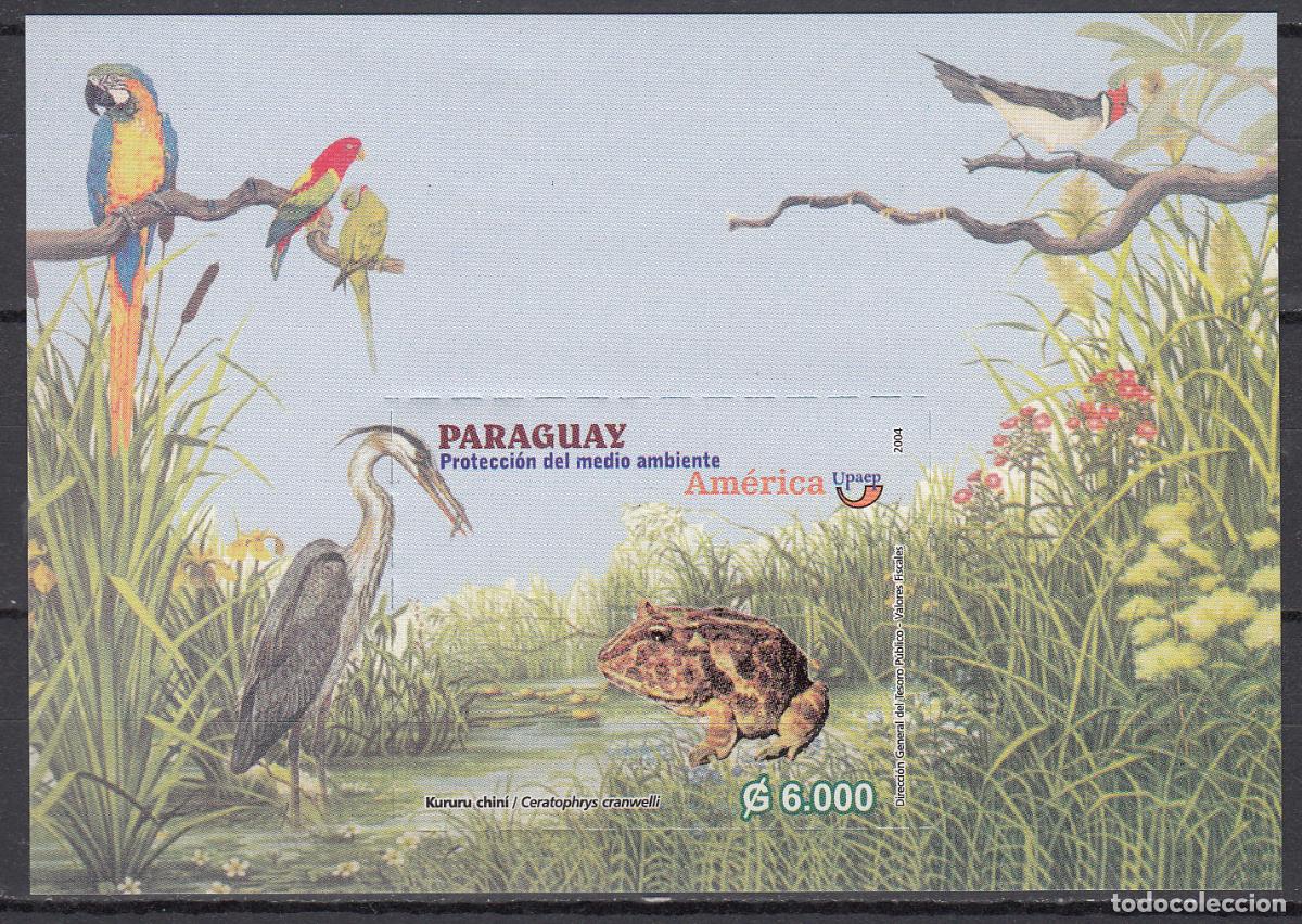 Stamps: Paraguay Hojas Yvert 419 ** Mnh Upaep - Fauna - Aves