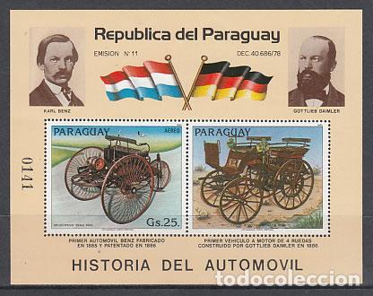 Sellos: Paraguay - Hojas n&ordm; Michel 389 ** Mnh