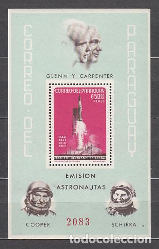 Sellos: Paraguay - Hojas n&ordm; Michel 56 ** Mnh Astro
