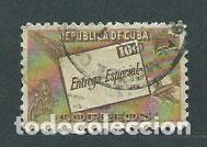 Sellos: Cuba - Urgente Yvert 10 usado